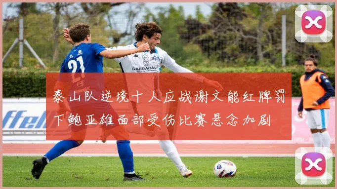 泰山队逆境十人应战谢文能红牌罚下鲍亚雄面部受伤比赛悬念加剧