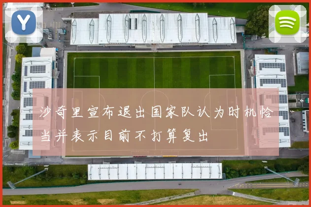沙奇里宣布退出国家队认为时机恰当并表示目前不打算复出